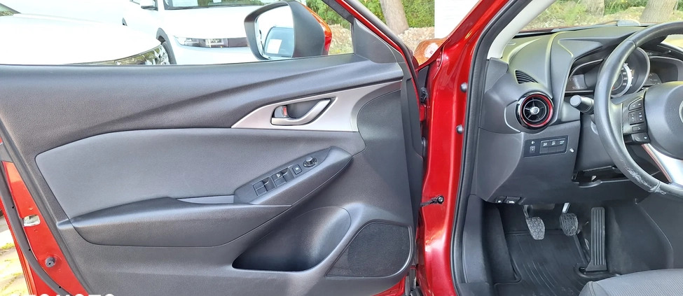 Mazda CX-3 cena 64800 przebieg: 90000, rok produkcji 2016 z Rawicz małe 436